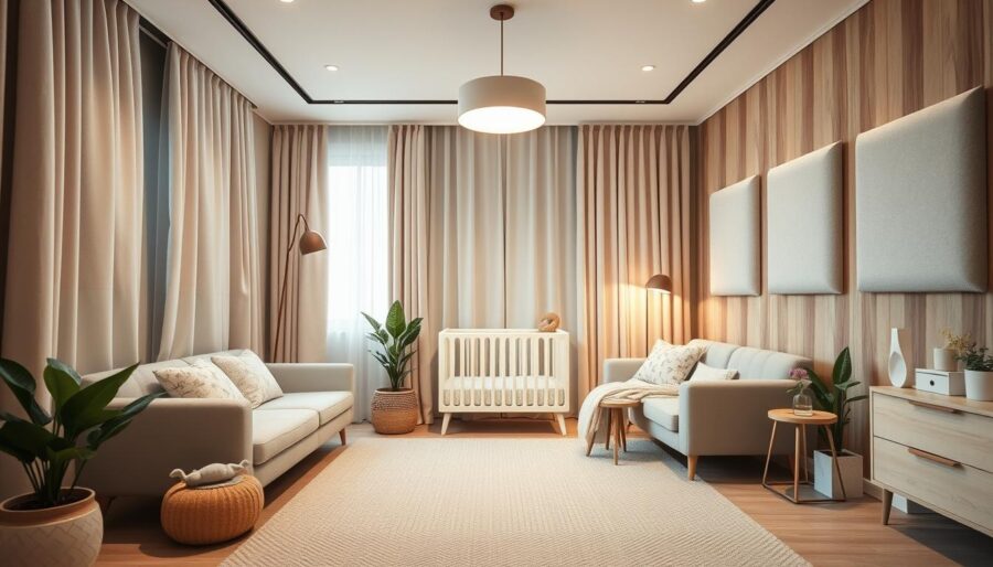 Best acoustic materials for baby nurseries