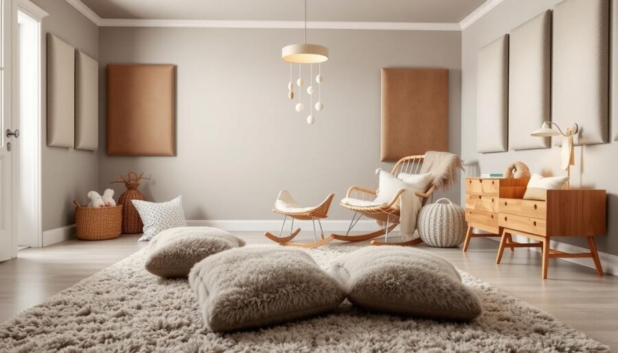 Decorating baby rooms for better acoustics