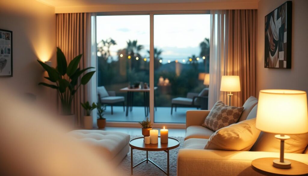 calm environment during parties