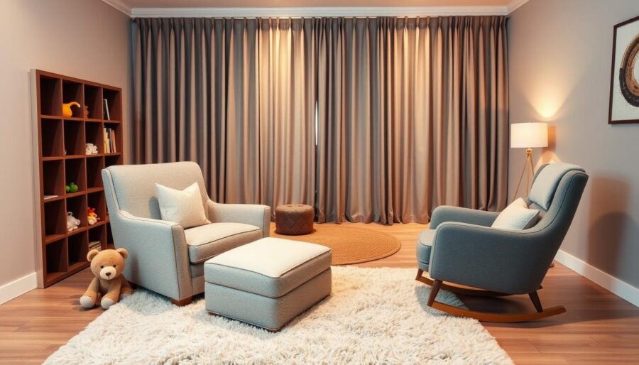 Furniture that helps with baby room acoustics