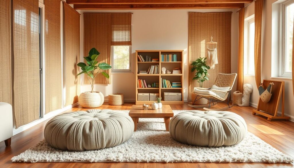 natural soundproofing materials in eco-friendly nursery