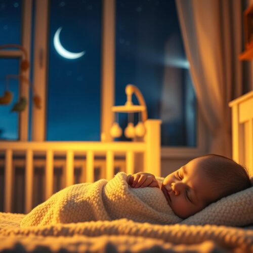 Creating comfort with gentle night sounds