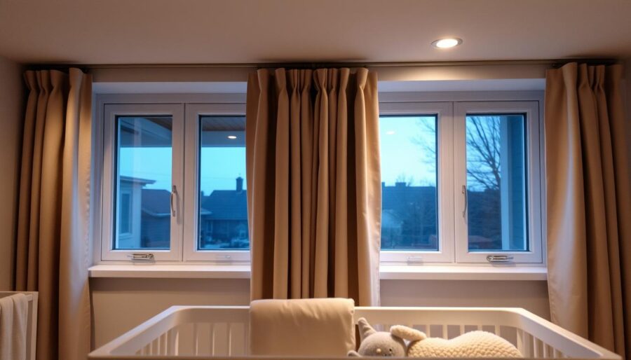 Noise-blocking windows for your baby’s room