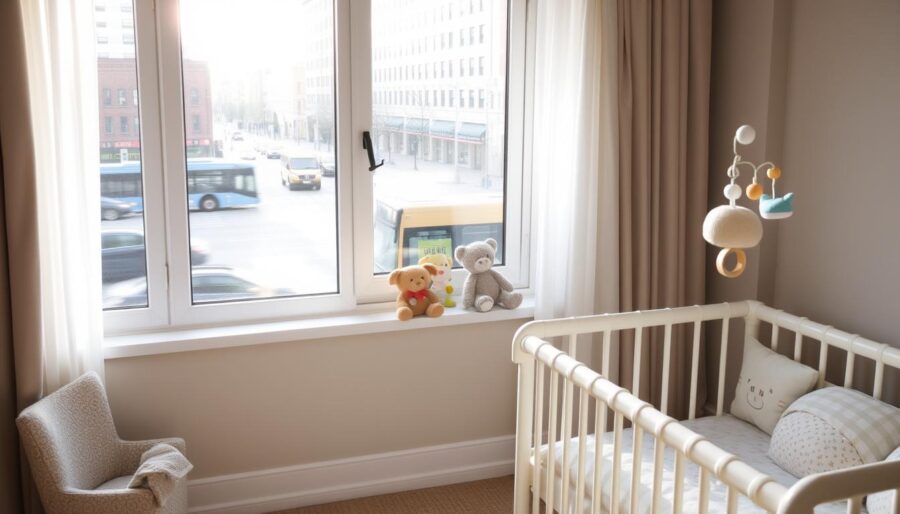 How to shield baby rooms from traffic noise