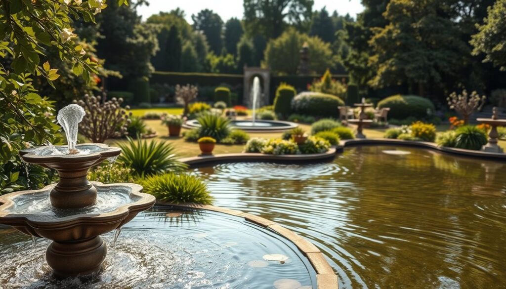 garden water features
