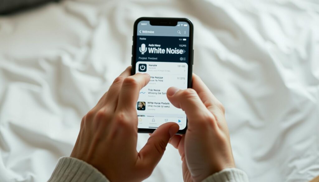 selecting white noise apps
