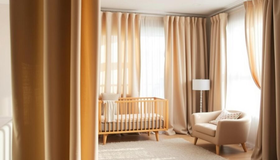 How Curtains and Fabrics Improve Nursery Soundproofing