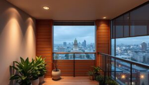 balcony noise control