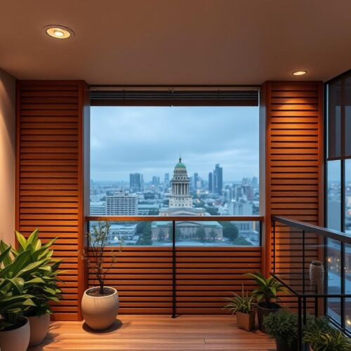 Balcony Design Tips to Reduce Outdoor Noise at Home