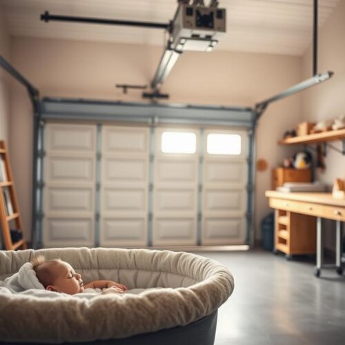 Garage Door Noise: Tips for Families with Babies