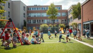 school playgrounds noise