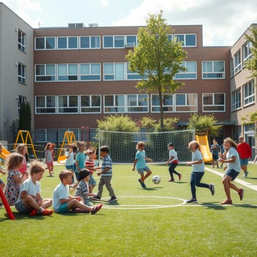 How School Playgrounds Affect Nearby Baby Rooms