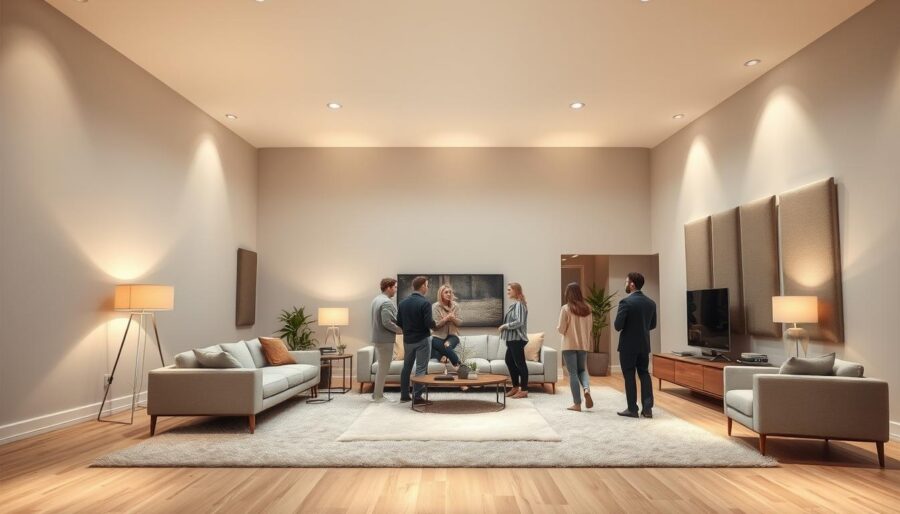 Managing Echoes in Open-Plan Homes and Apartments