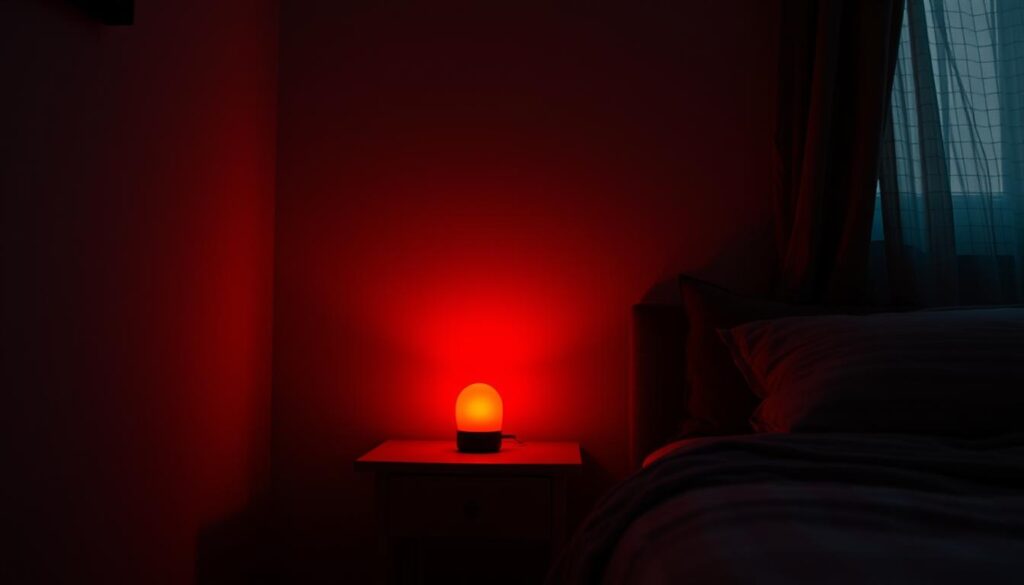 red night light