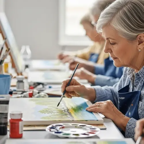 Senior Art Classes: Unleashing Creativity and Connecting with Others