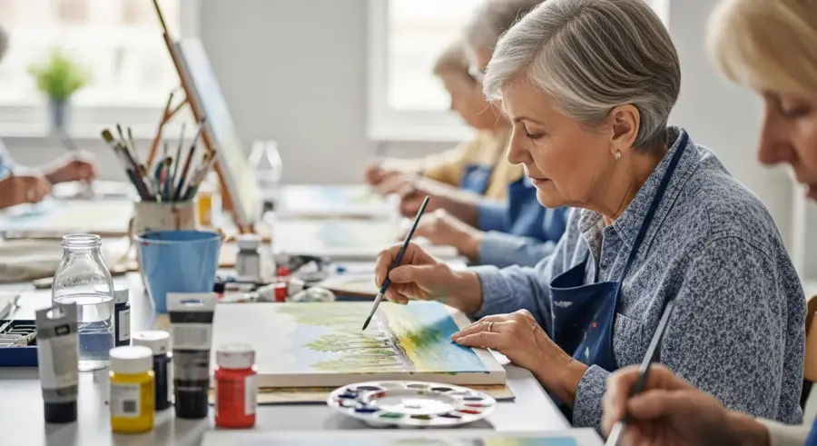 Senior Art Classes: Unleashing Creativity and Connecting with Others