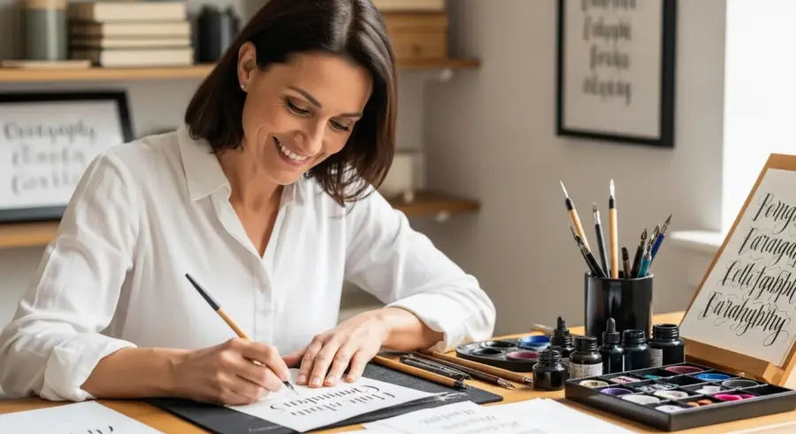 Elegant Expressions: Guide to Senior Calligraphy Classes