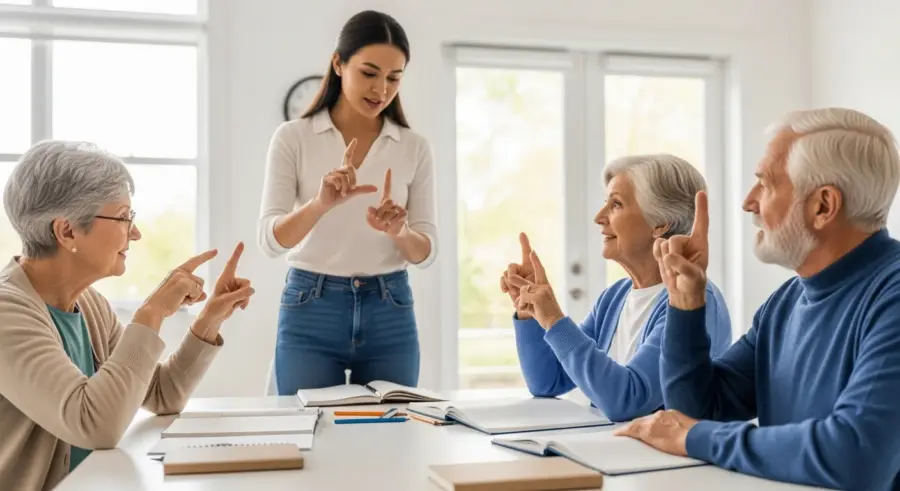 Communicate Anew: Benefits of Senior Sign Language Classes