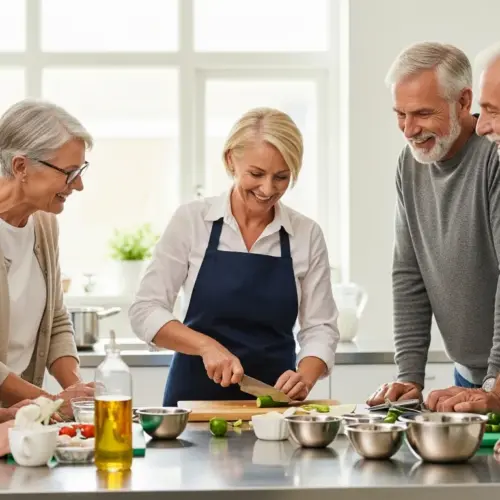 Senior Cooking Classes: Mastering New Recipes and Making Friends