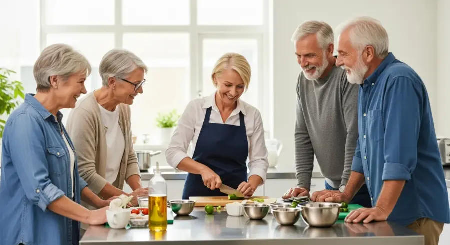 Senior Cooking Classes: Mastering New Recipes and Making Friends