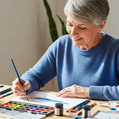 Brushstrokes of Joy: Watercolor Painting for Seniors