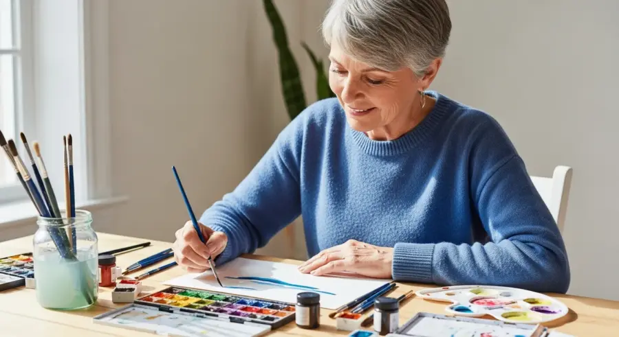 Brushstrokes of Joy: Watercolor Painting for Seniors